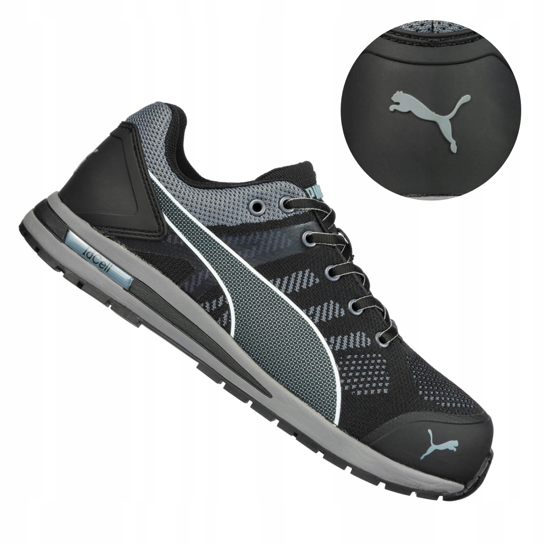 Pracovná obuv Puma ELEVATE KNIT BLACK LOW, veľkosť 44